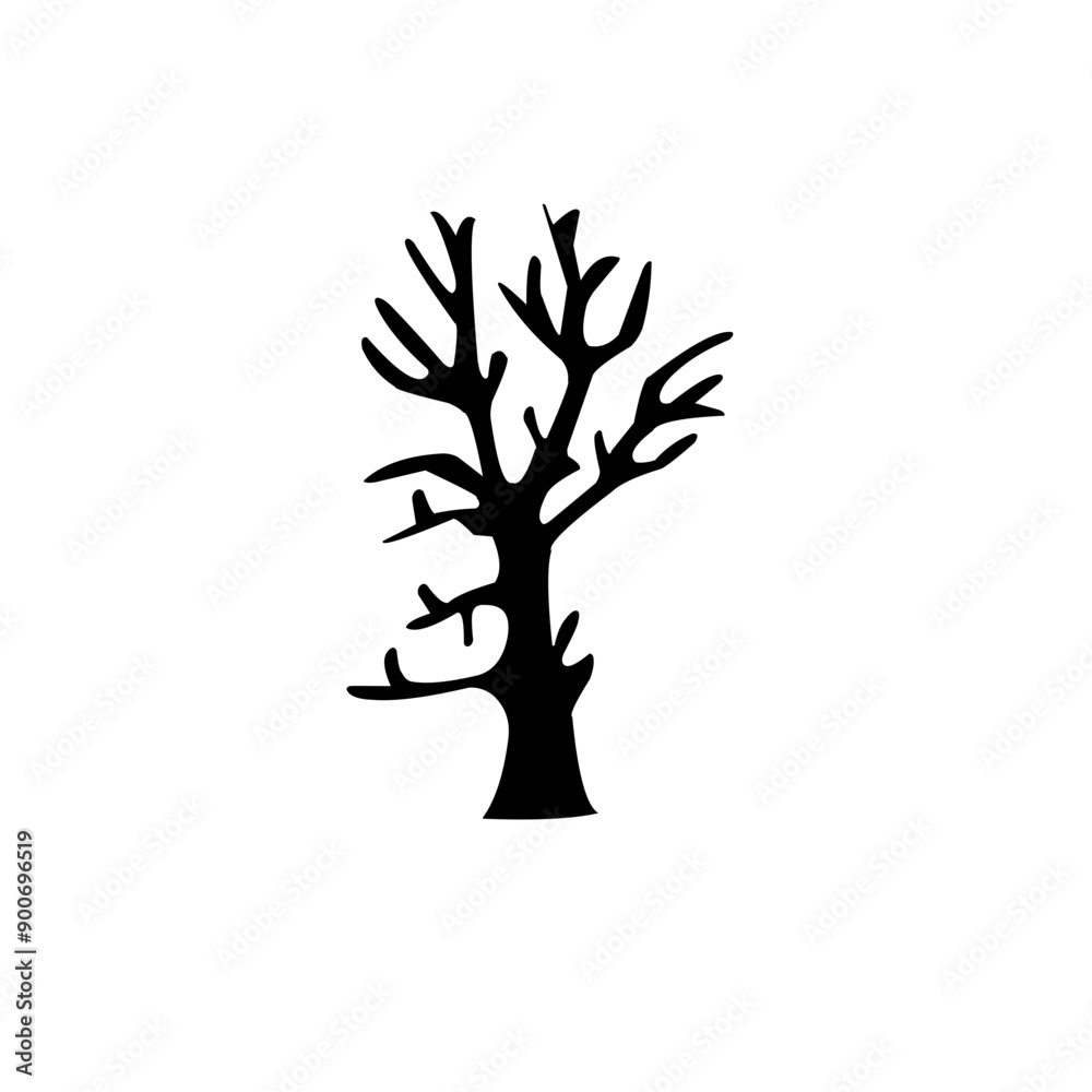 Fototapeta premium dry tree silhouette ghost tree