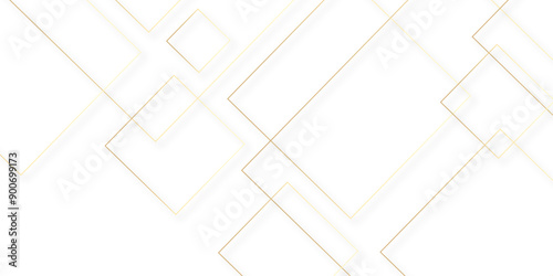 Abstract background with lines Vector abstract futuristic digital landscape with golden lines. Geometric squares in bright light with soft shadows as pattern. Abstract background. vector illustration