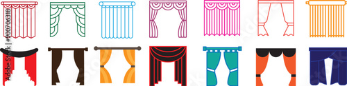 Curtain icons