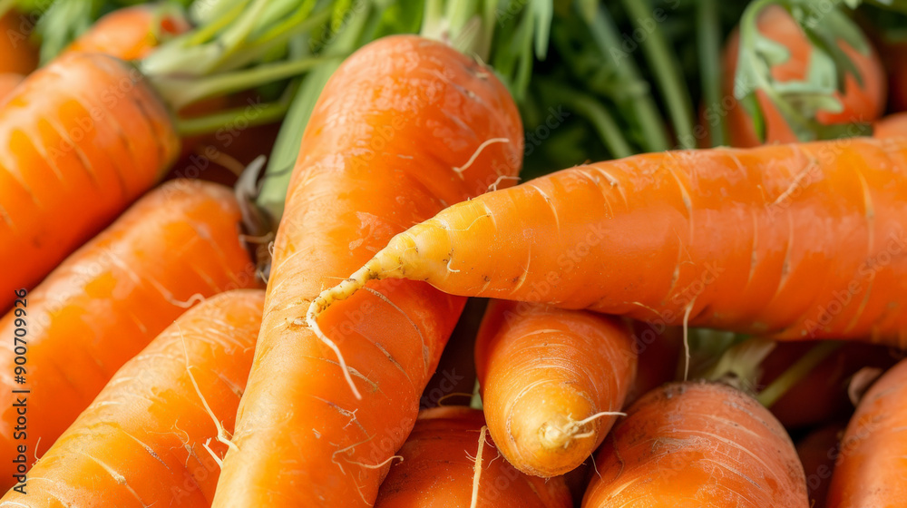 tasty ripe juicy carrots background closeup tasty ripe juicy carrots background closeup