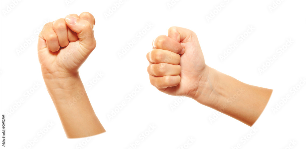 Man hand fist isolated on white background. Man hand fist isolated on white background.