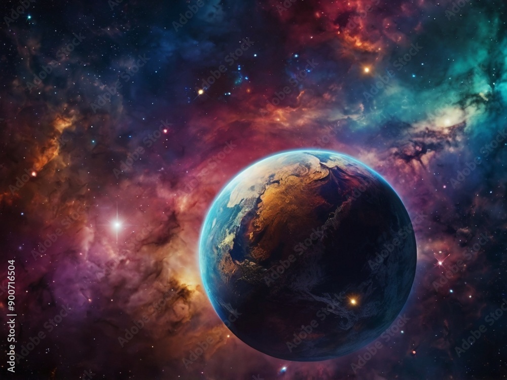 Obraz premium earth in space