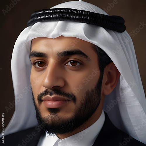 Muslim men, Saudia men, Arabs, Arabic men, close-up,  photo