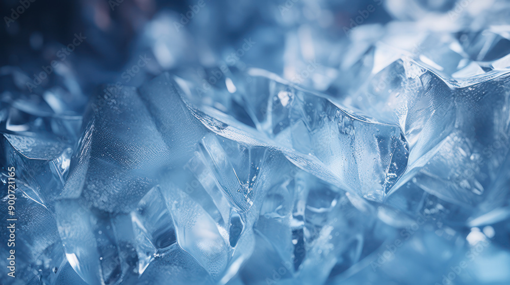 Close up view of ice cubes. Crystalline appearance. Ice Texture Background. Close up view of ice cubes. Crystalline appearance. Ice Texture Background.