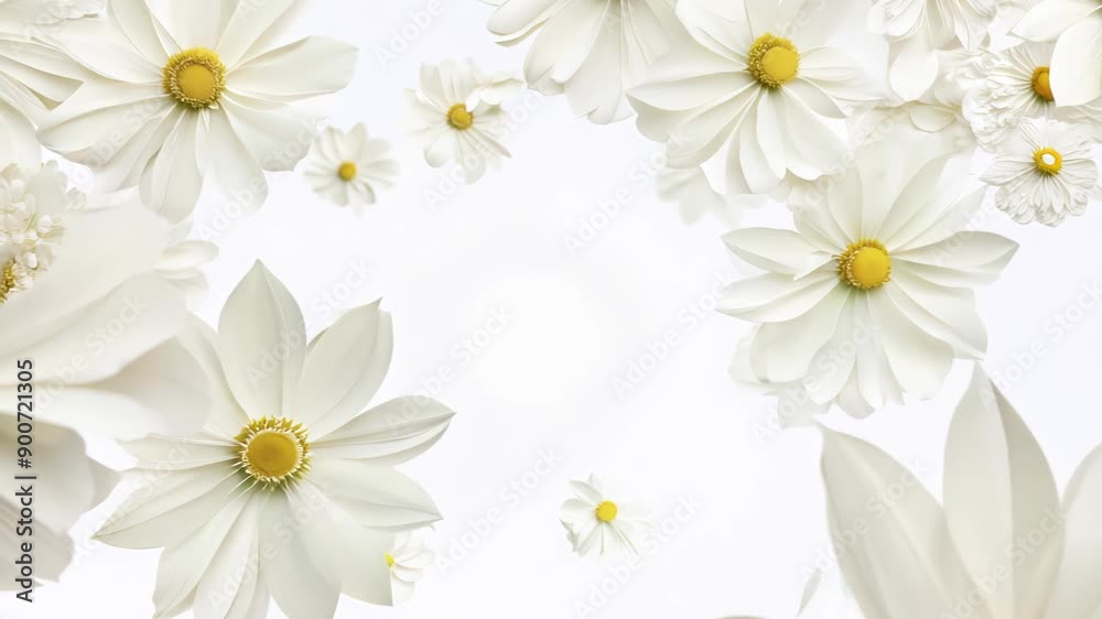 Elegant White Floral Arrangement Celebrating Nature's Beauty in a Serene Setting. Generative AI Elegant White Floral Arrangement Celebrating Nature's Beauty in a Serene Setting. Generative AI