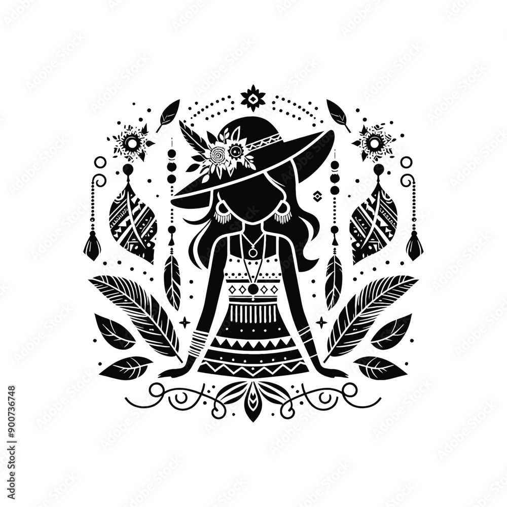 Obraz premium woman wearing Fashion Kawaii Style