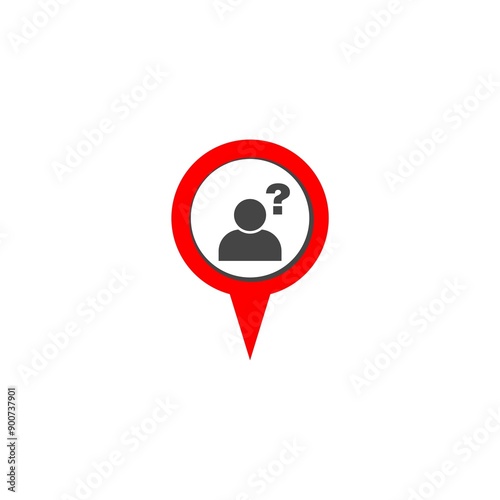 Free Download Help with people and question mark icon isolated on white background  - GFXLoad