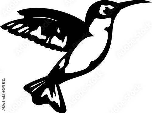 Hummingbird Vector Graphic