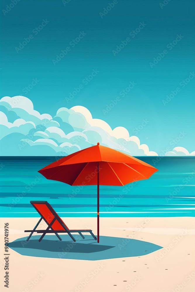 Embracing Summer Bliss A Vibrant Illustration of a Person Enjoying the Warmth and Relaxation of a Serene Beach Getaway Embracing Summer Bliss A Vibrant Illustration of a Person Enjoying the Warmth and Relaxation of a Serene Beach Getaway