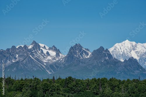 Wallpaper Mural The Alaska Range is one of the higher ranges in the world after the Himalayas and the Andes. Denali Viewpoint South, Alaska Torontodigital.ca