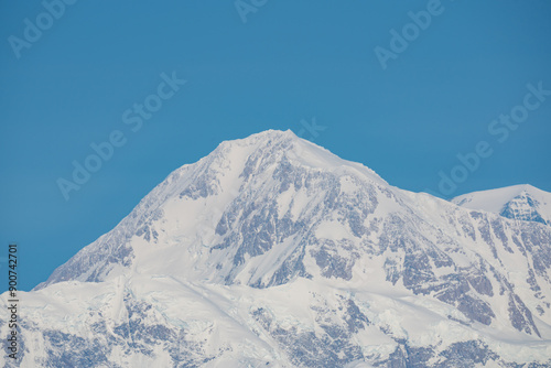 Denali / Mount McKinley is the highest mountain peak in North America, Located in the Alaska Range in the interior of the U.S. state of Alaska, Denali Viewpoint South 