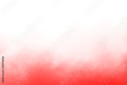 Red smoke effect isolated on transparent background. Floating fog texture in red color. Abstract fog effect overlay, steam, vapor, gas. Misty smoke or cloud rising up, PNG, Graphic design elements