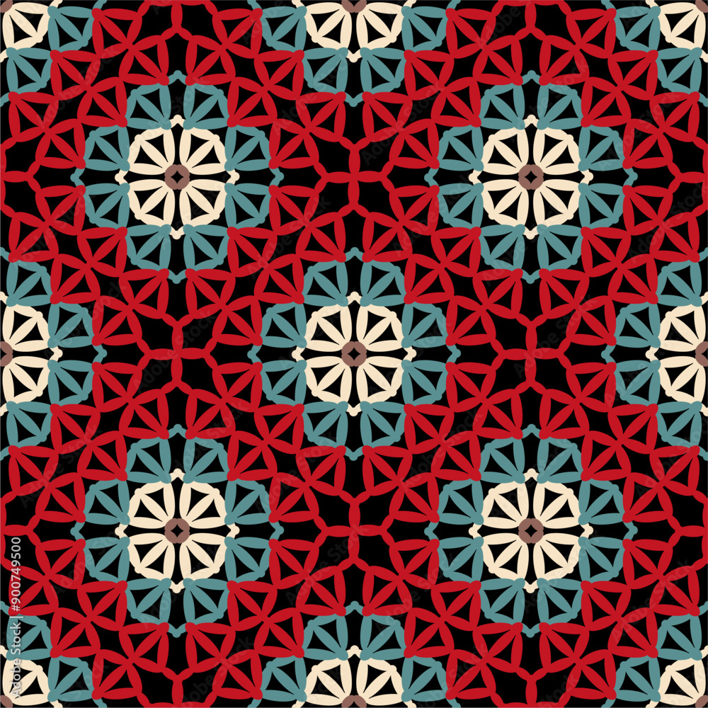 Pattern with crochet granny square wallpaper handmade decorative art design print Pattern with crochet granny square wallpaper handmade decorative art design print