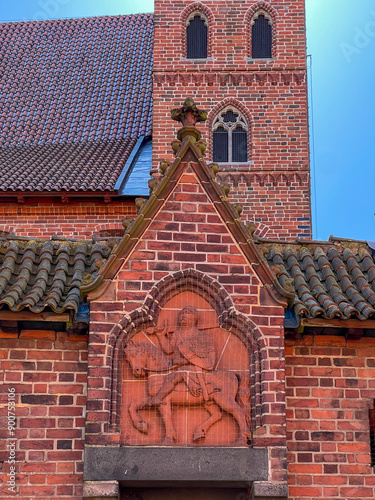 The Castle of the Teutonic Order in Malbork in Poland, commonly known as Malbork Castle photo