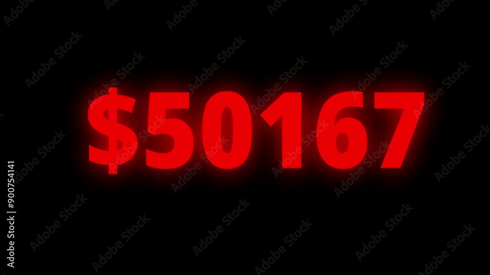 Animation counter dollar.Increase money animation. Earning dollar $ The Dollars counter animation. Profit growth. Animation counter dollar.Increase money animation. Earning dollar $ The Dollars counter animation. Profit growth.