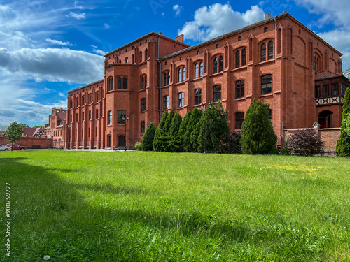 The building of the former Chelmno Junior High School - Gymnasium Chelmno, Poland photo