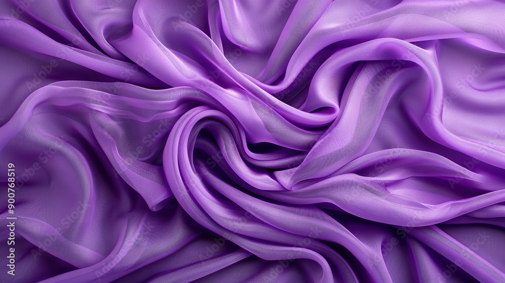 Fototapeta premium A close-up of purple fabric with a substantial amount of fabric on both sides