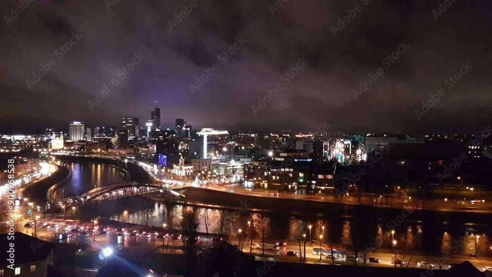 Obraz premium city harbour bridge