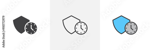 Long term colored icon set