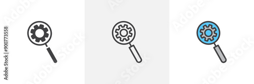 Investigate colored icon set