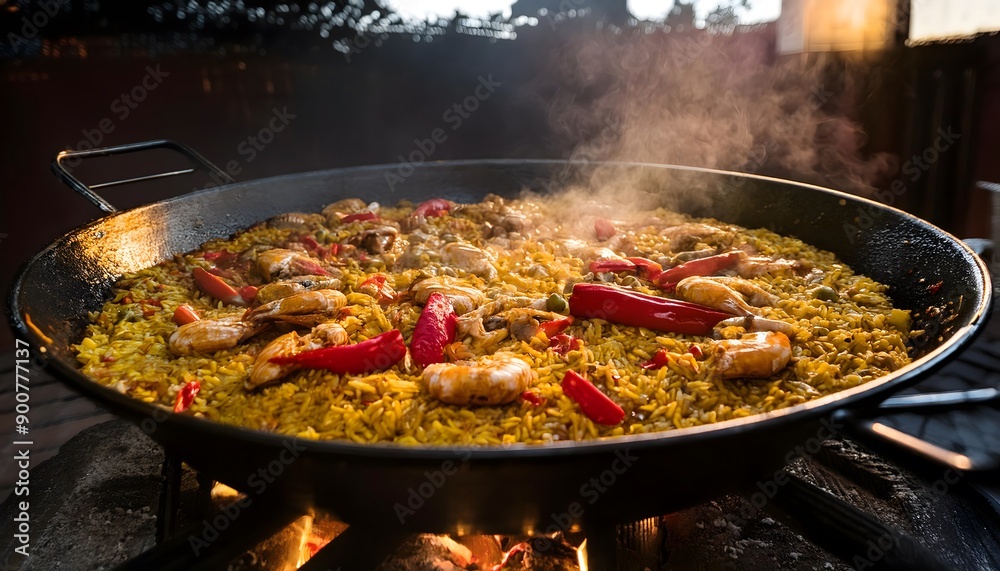 Spanish paella Spanish paella