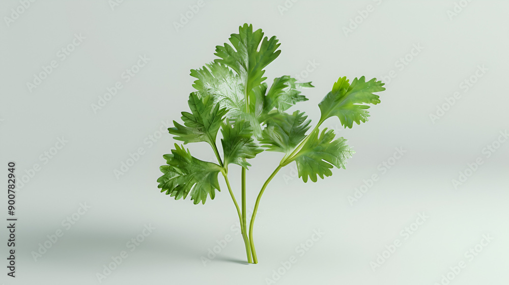 Fresh Cilantro White Background Aspect 16:9 Fresh Cilantro White Background Aspect 16:9