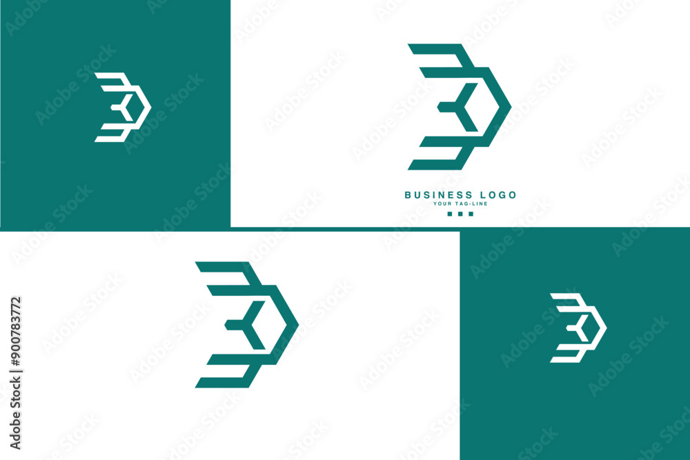 BD, DB, B, D, Abstract Letters Logo Monogram BD, DB, B, D, Abstract Letters Logo Monogram