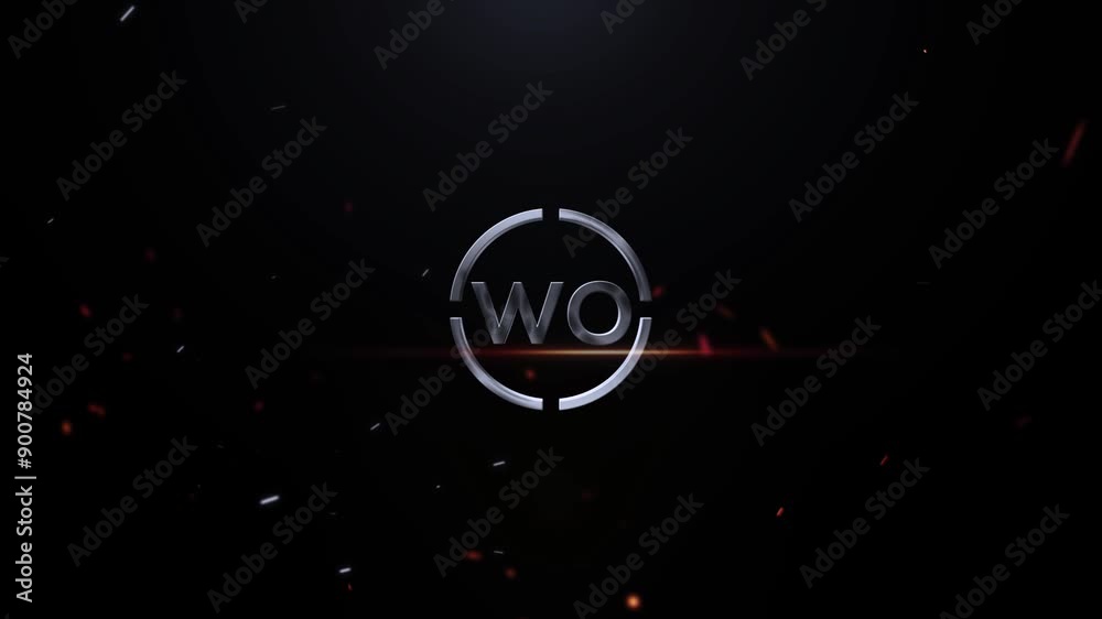 Monogram WO Logo Video, Cinematic Wo Letter Logo Animation Trailer Monogram WO Logo Video, Cinematic Wo Letter Logo Animation Trailer