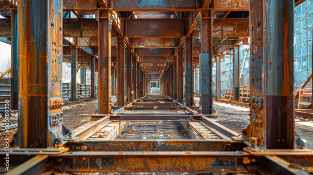 Rusty Industrial Structure Rusty Industrial Structure