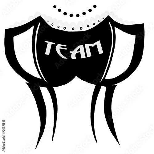 TEAM bride (negro).