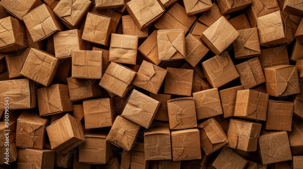 Stack of Brown Paper Packages Stack of Brown Paper Packages