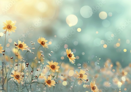 Sunlit Sunflower Field
