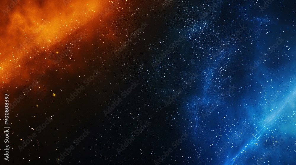 Fototapeta premium A space filled with lots of stars on a black background