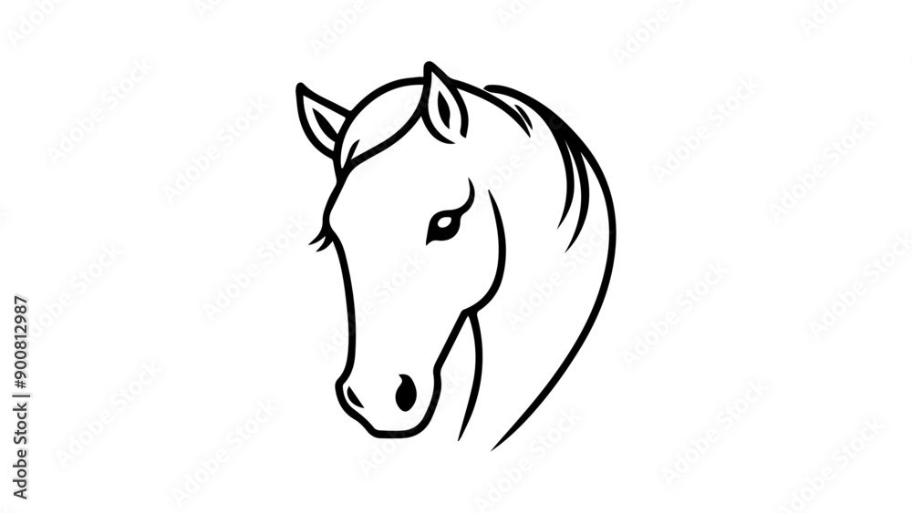 beautiful horse head silhouette beautiful horse head silhouette
