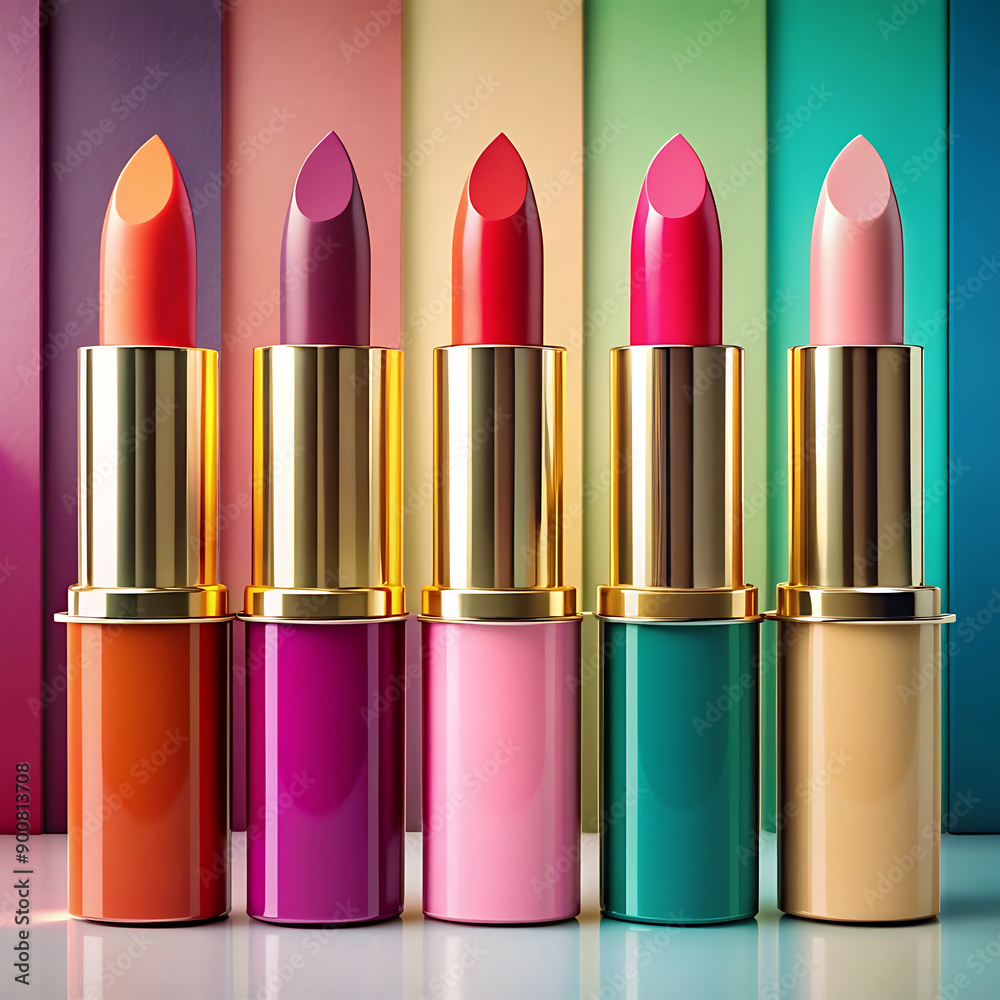 Obraz premium Mockup template beauty cosmetics products