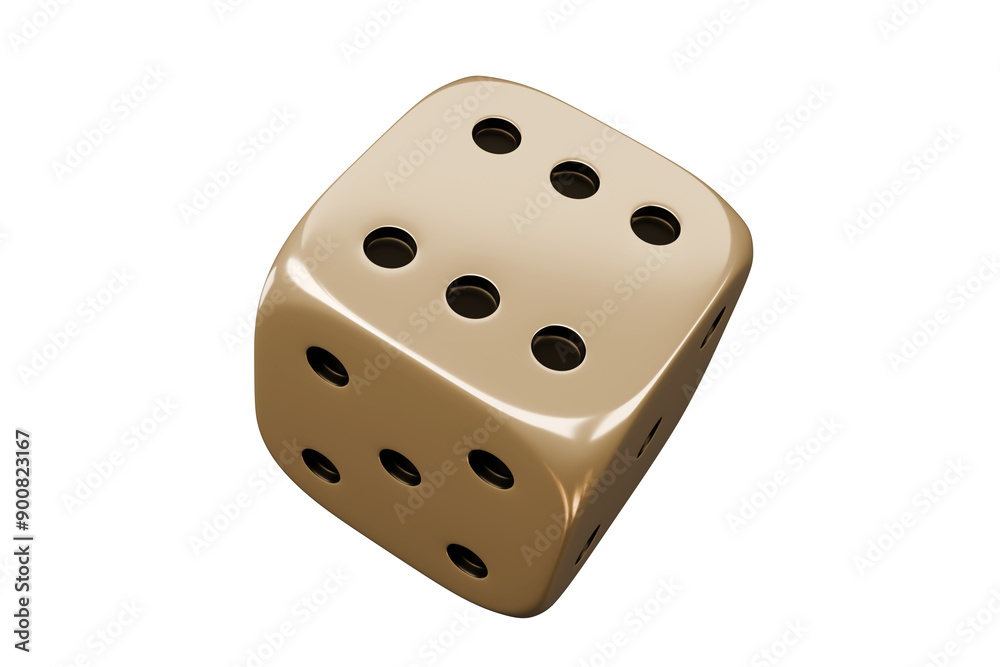 Casino gambling game. Gold luxury dice. Casino gambling game. Gold luxury dice.
