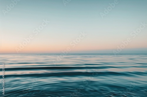 Calm Ocean at Sunset