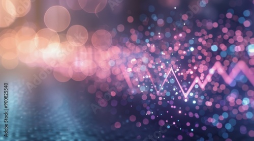Abstract Arrows With Bokeh Lights