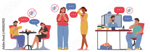 Characters Communicate Using Sign Language In A Kitchen, A Therapy Session, And Standing In Conversation