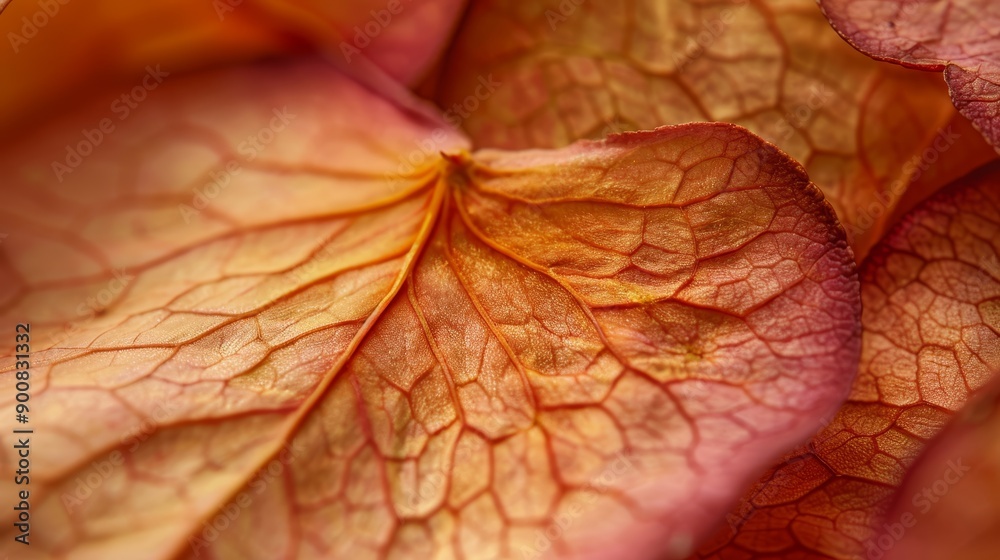 Obraz premium Single dried flower petal