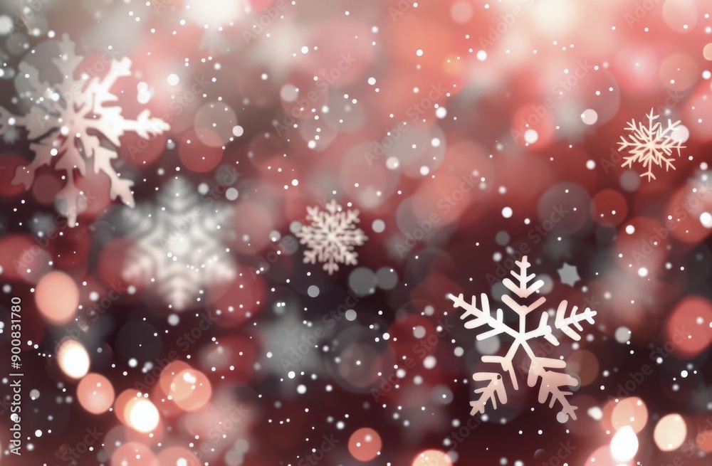 Red And White Bokeh Background Red And White Bokeh Background