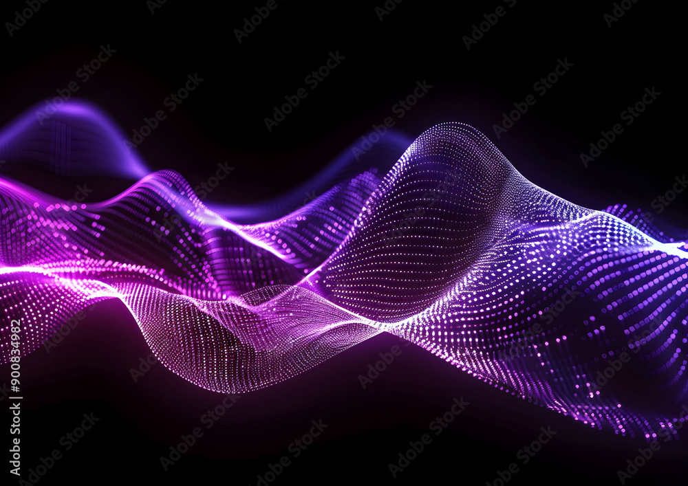 dynamic wave patterns, abstract digital art, colorful light trails, visual representation of sound, modern technology theme, captivating motion design, adaptable for music events, tech branding dynamic wave patterns, abstract digital art, colorful light trails, visual representation of sound, modern technology theme, captivating motion design, adaptable for music events, tech branding