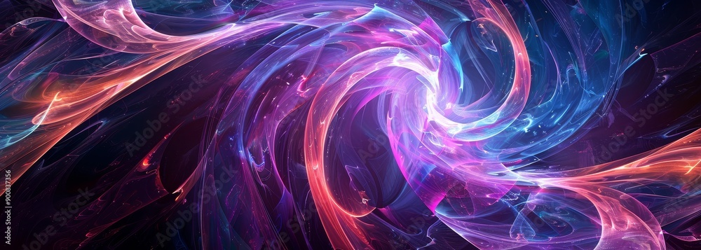 Fototapeta premium Esoteric geometry mystical magic wallpaper background 