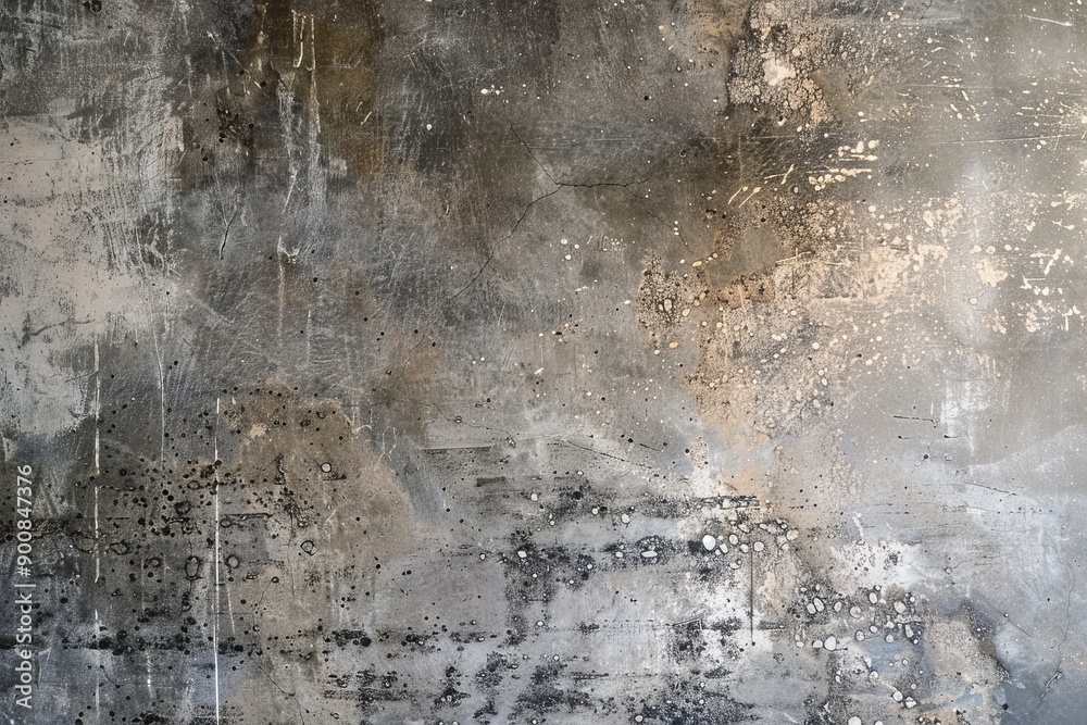 Fototapeta premium Cement wall with black spots, stone wallpaper, stone background, designed, texture