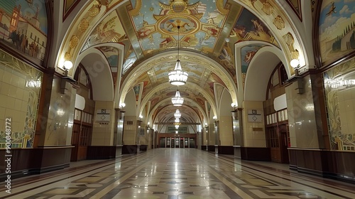 Moscow metro station Arbatskaya. 