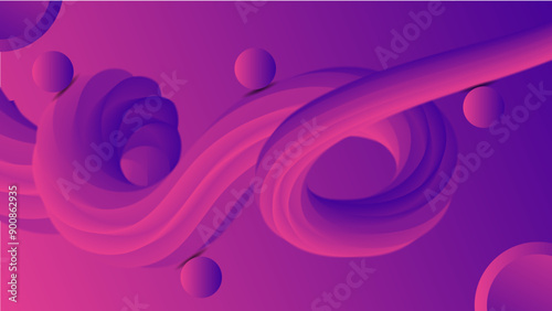 Green wave curve abstract presentation background Fluid Background design