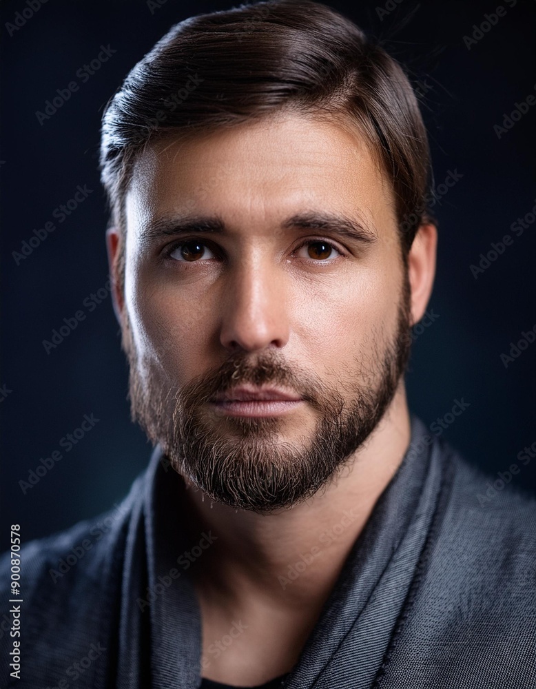 portrait of a man, serious looking to the camera portrait of a man, serious looking to the camera
