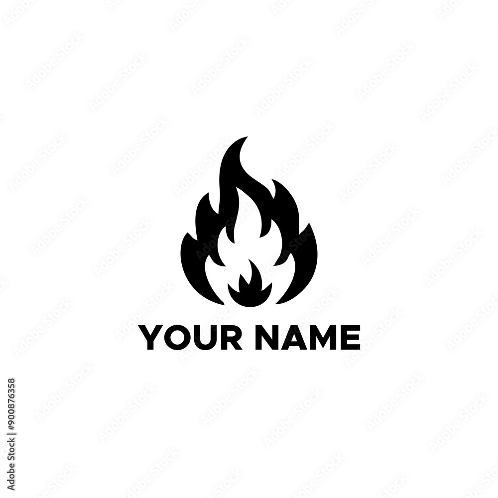 black fire vector