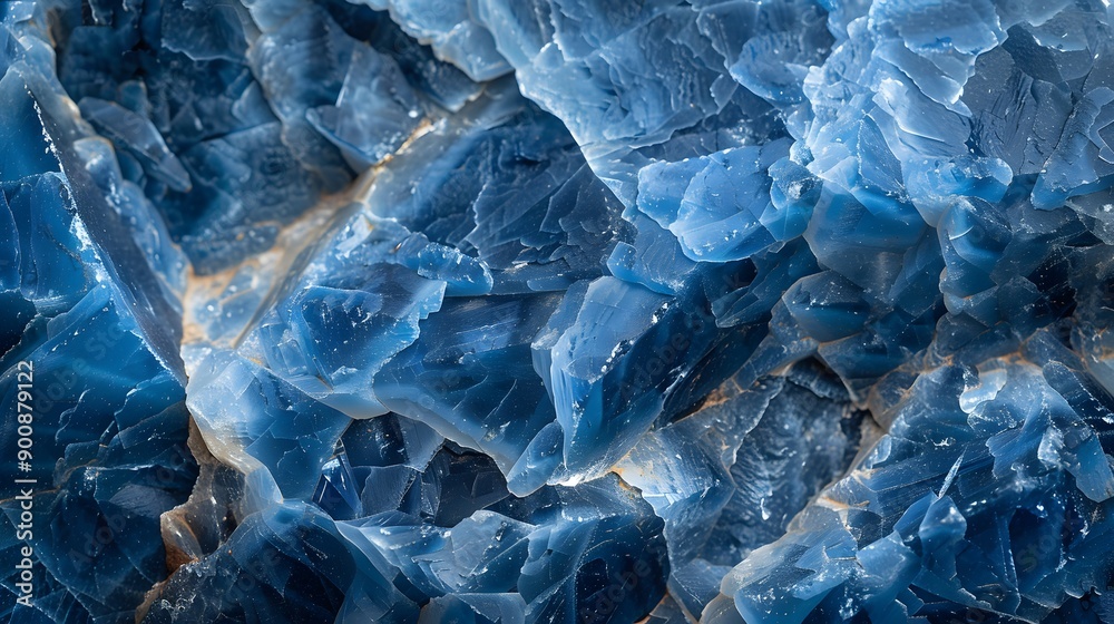 Beautiful Sodalite Gemstone. Close up macro photography highlighting the natural patterns and colors Beautiful Sodalite Gemstone. Close up macro photography highlighting the natural patterns and colors