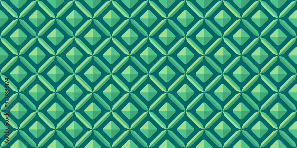 Illustration the background pattern rectangle a green Illustration the background pattern rectangle a green